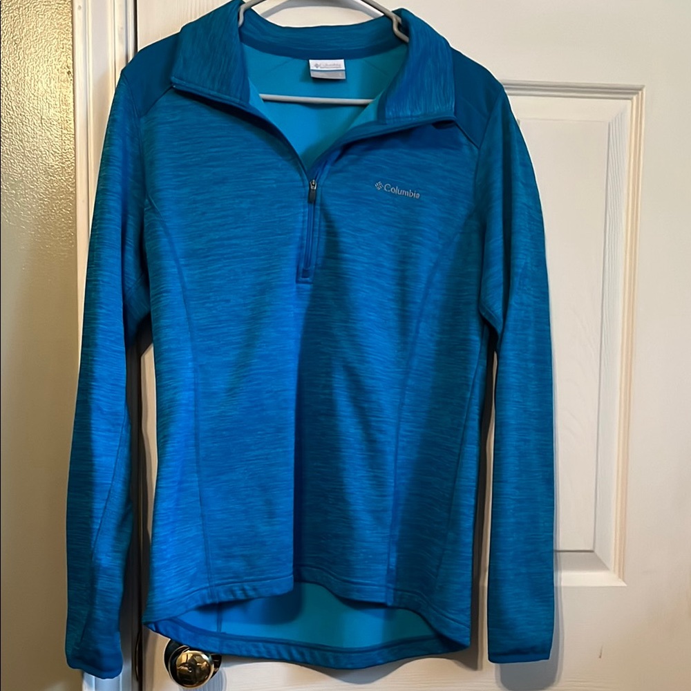 Columbia Blue Quarter-Zip Pullover